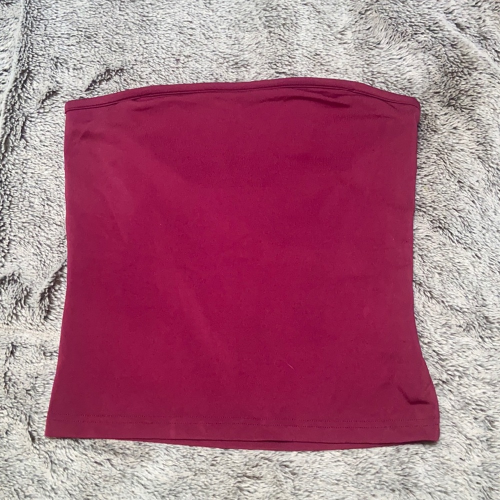 90s Vintage Express Marron Tube Top